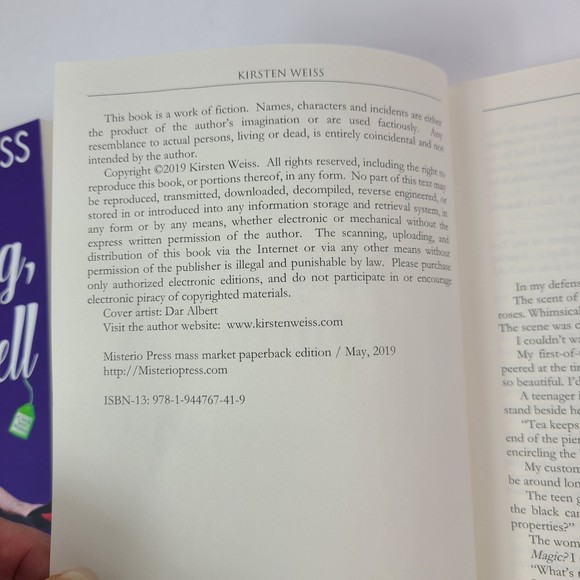 Tea and Tarot Cozy Mystery Series (Books 1-3) by Kirsten Weiss - Picture 6 of 8